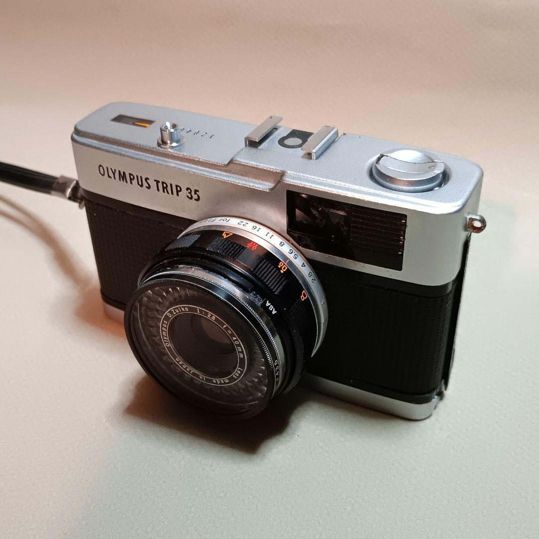 フィルムカメラ【整備、完動品、美品】オリンパス　トリップ35