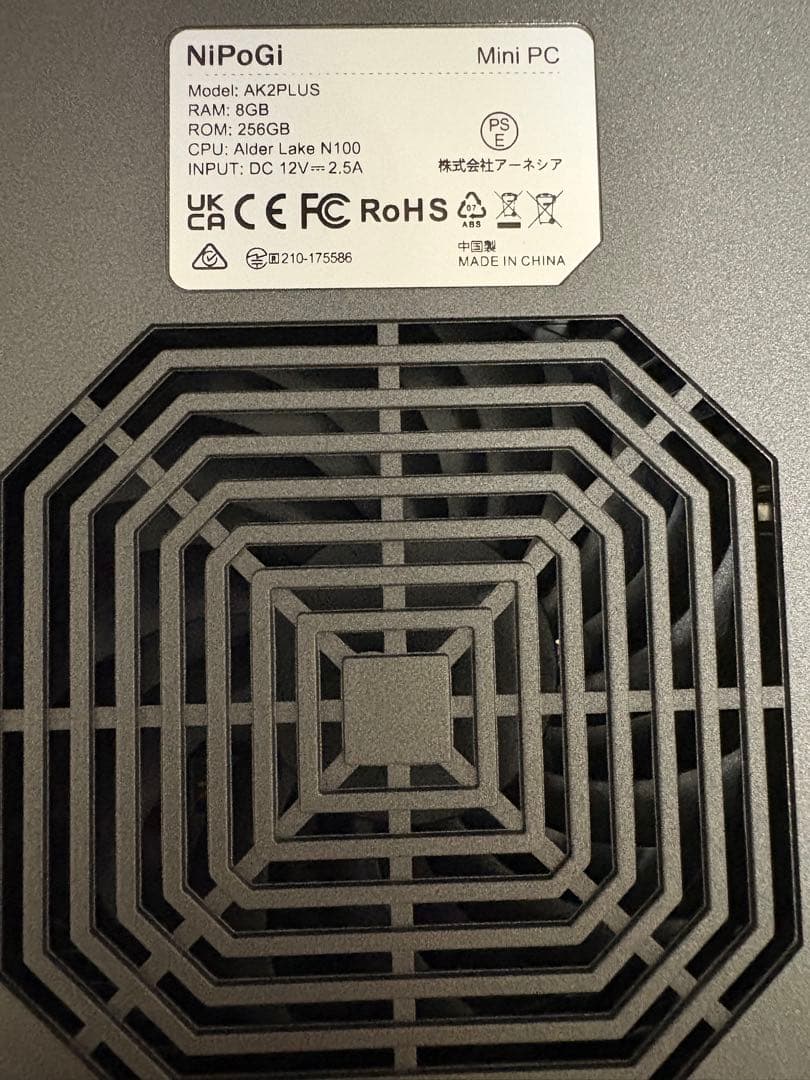 ミニpc n100 高速動作 minipc 最大3.4GHz 8GB 256GB