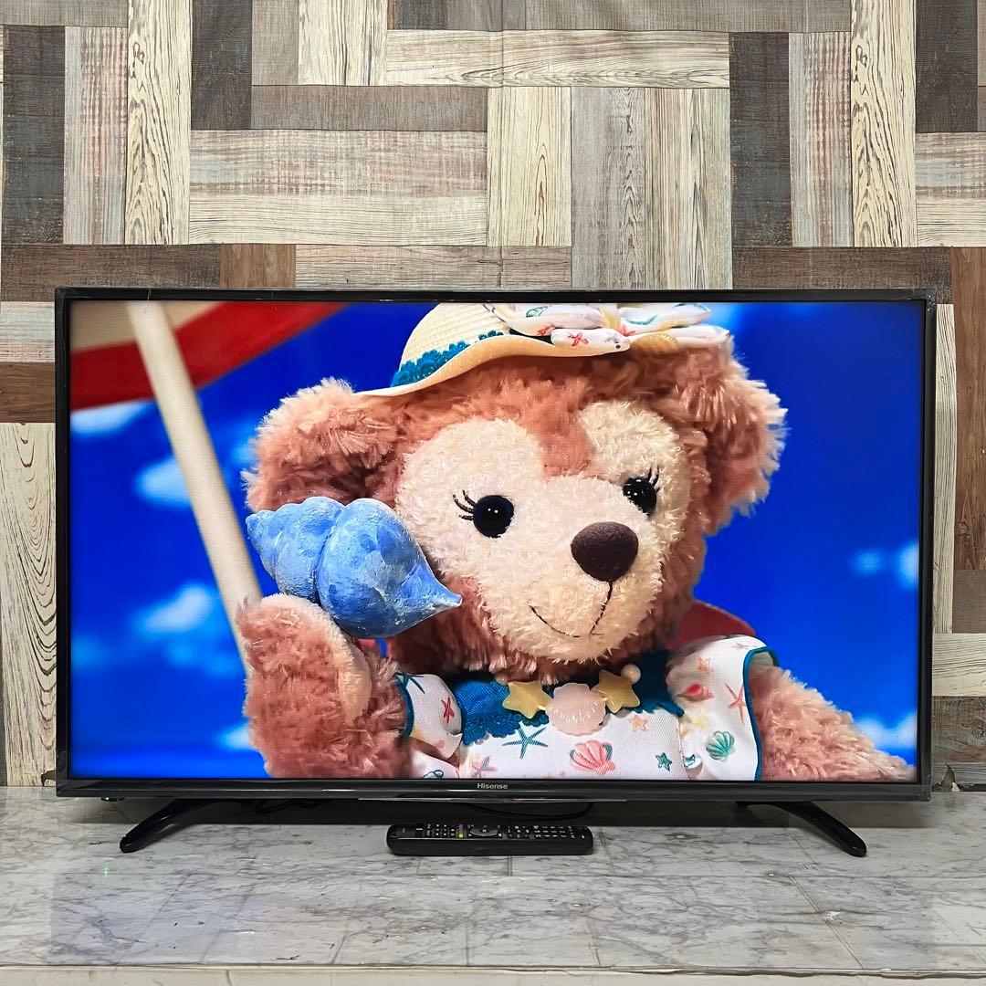 即日受渡❣️全国送料込ハイセンス 43V型 液晶テレビ外付HDD裏番組録画対応