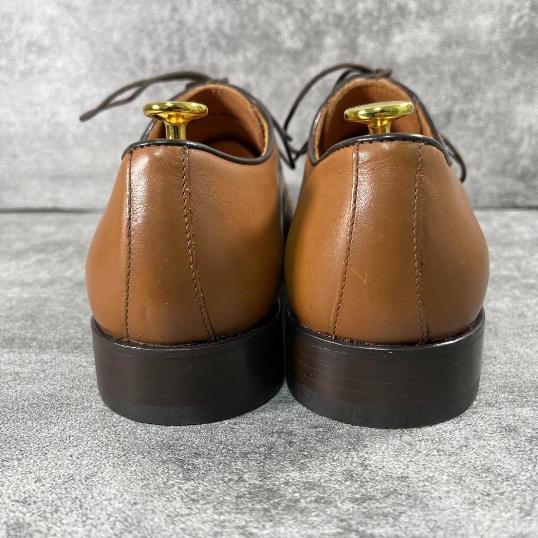 極美品 ジャンカルロモレリ　レザー　ビジネスシューズ ストレートチップ 26.5