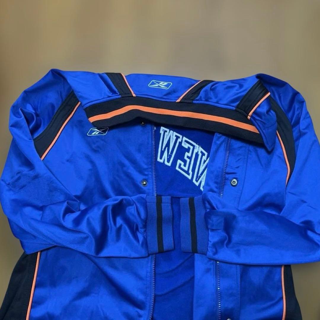 h*1様 Reebok 製NBA NEW YORK KNICKS ジャージ上下(