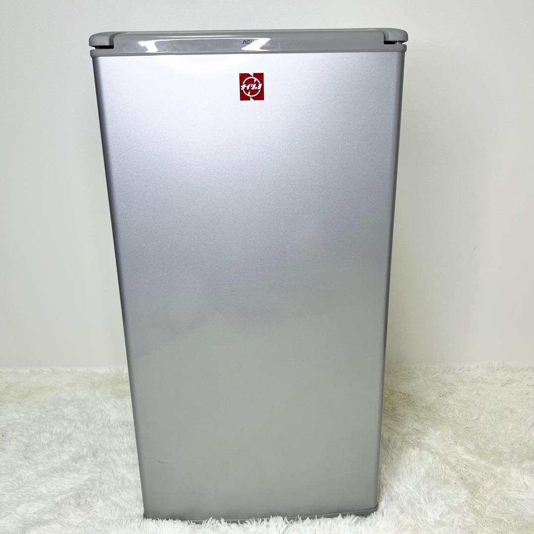 AQR-81E-S 冷蔵庫 メタリックシルバー75L /1ドア /右開き