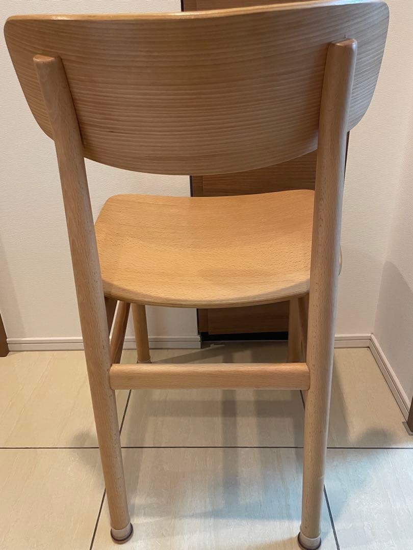 無印良品 ラウンドチェア・ブナ材