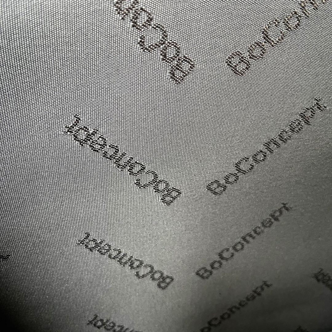 取付無料！ボーコンセプト Osaka 北欧モダン風ブラック本革シングルソファ✨