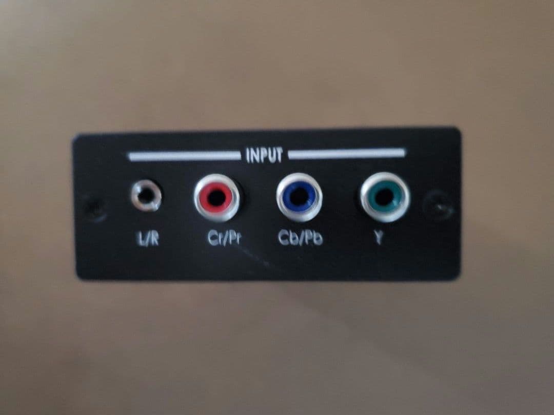 コンポーネントtoHDMI変換コンバーター