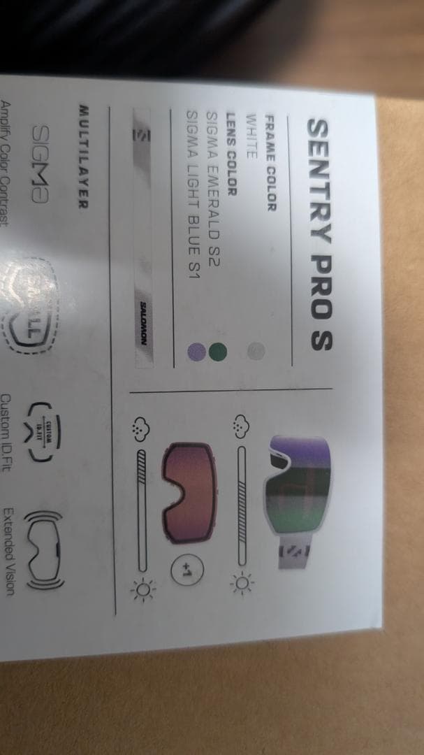 SALOMON　Sentry Pro S Sigma 替えレンズ、ケース付き