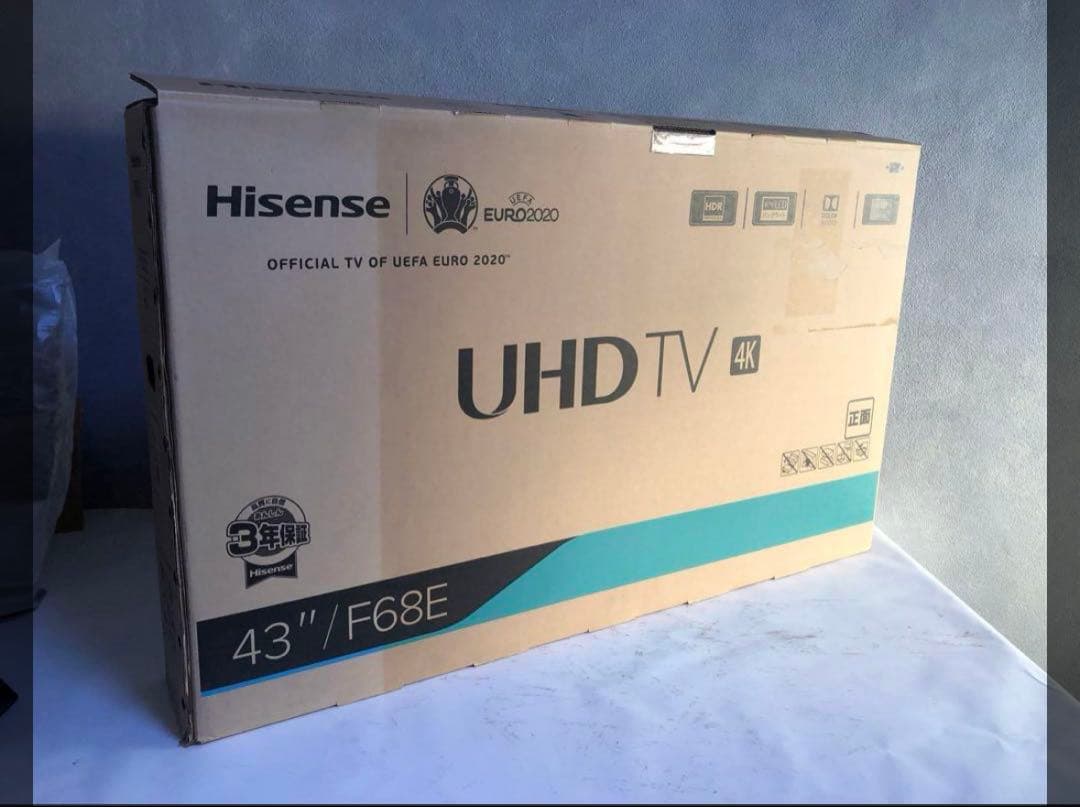 【美品】【 新生活応援】 43インチ４K液晶テレビ　ハイセンス