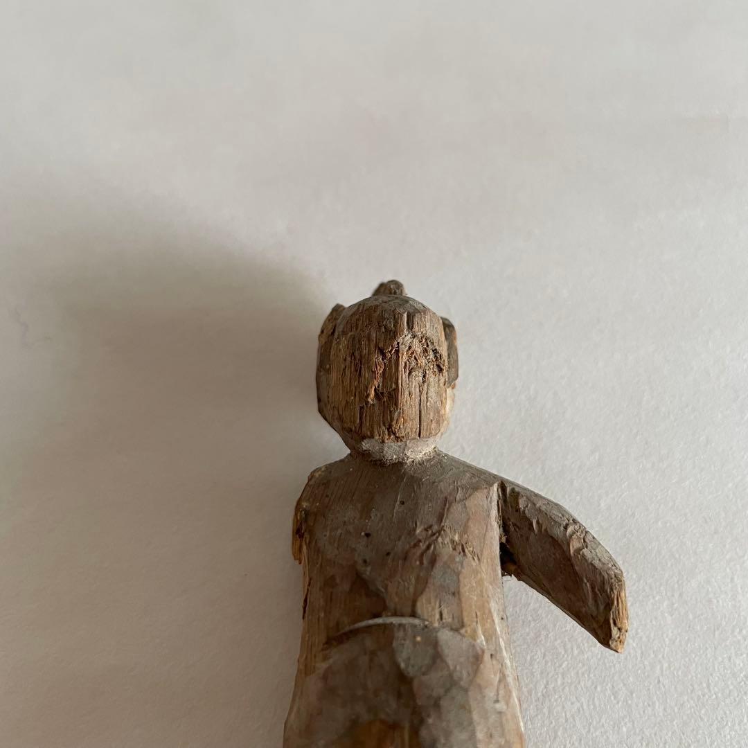木彫り人形　工芸　アンティーク
