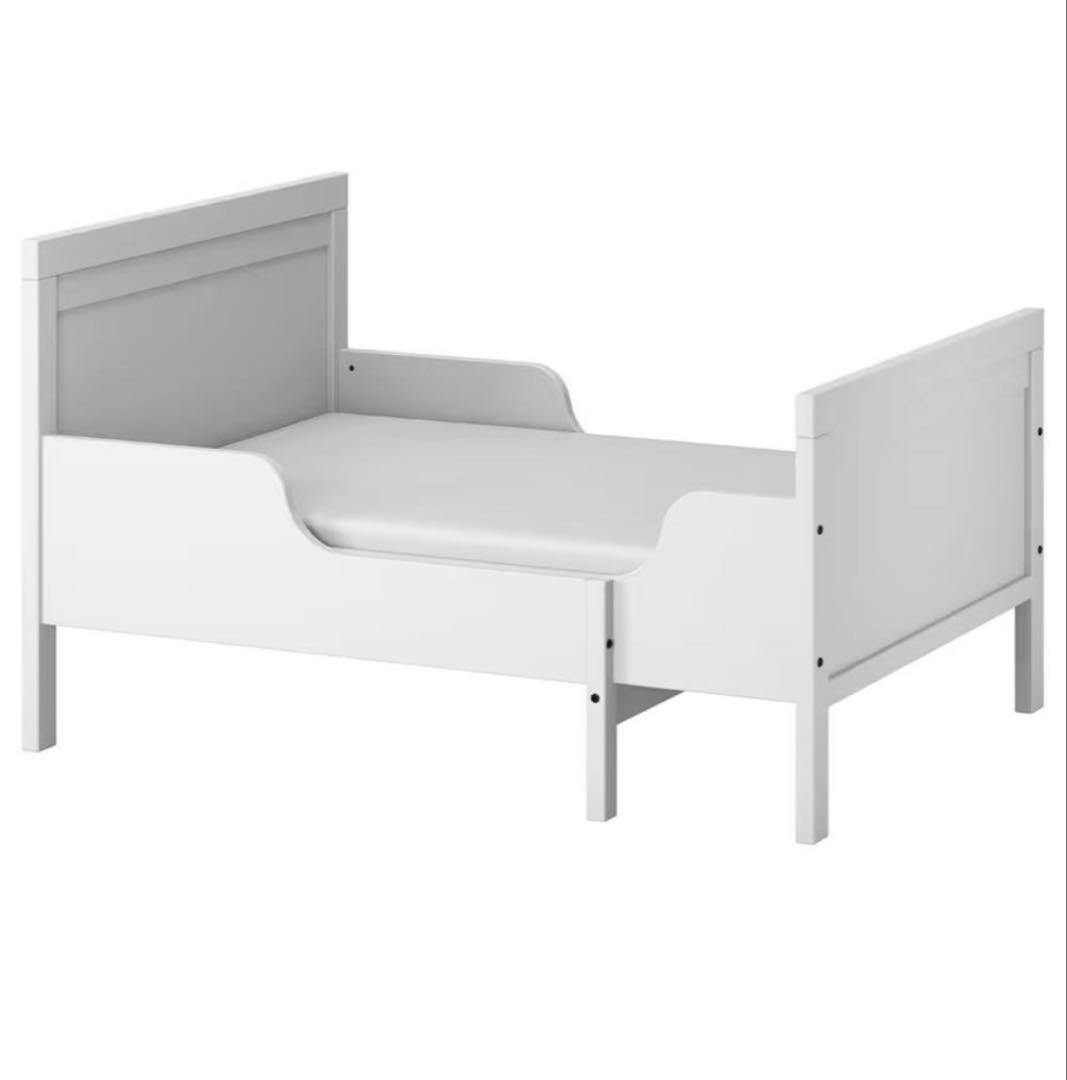 引き取り限定IKEA 伸長式ベッド マット・すのこ・カバー 一式セット