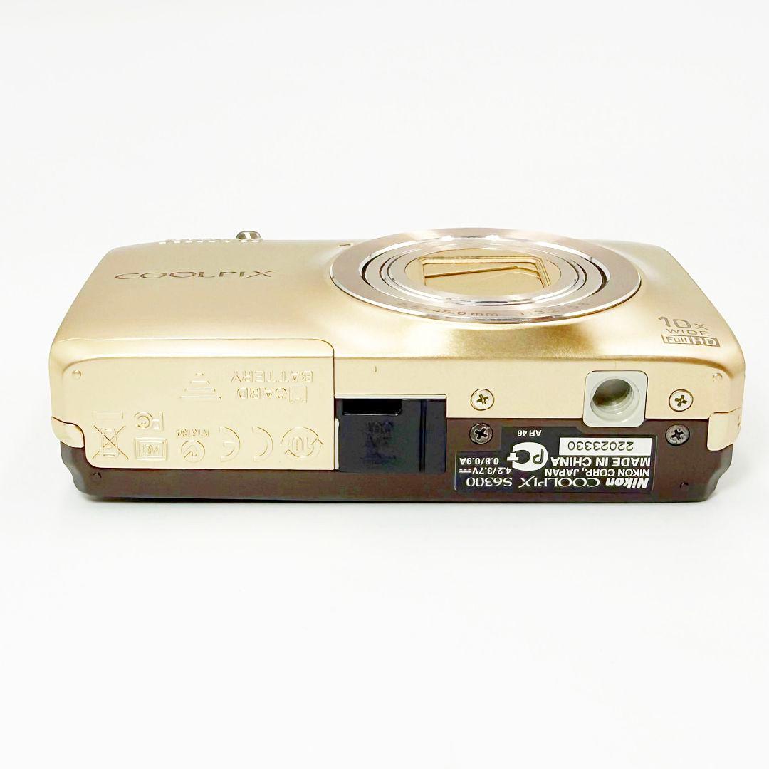 ニコン COOLPIX S6300 エレガントゴールド コンデジ カメラ 中古