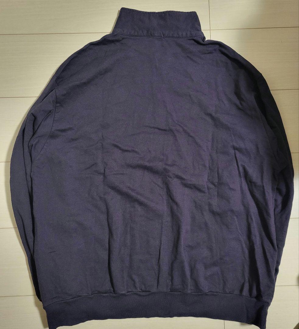 COMOLI 23SS コットンシルクジャージー ハーフジッププルオーバー