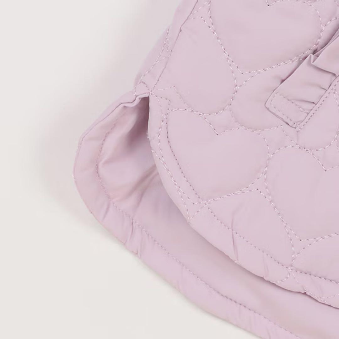 【新品】メゾピアノ (mezzo piano) ハートキルトブルゾン