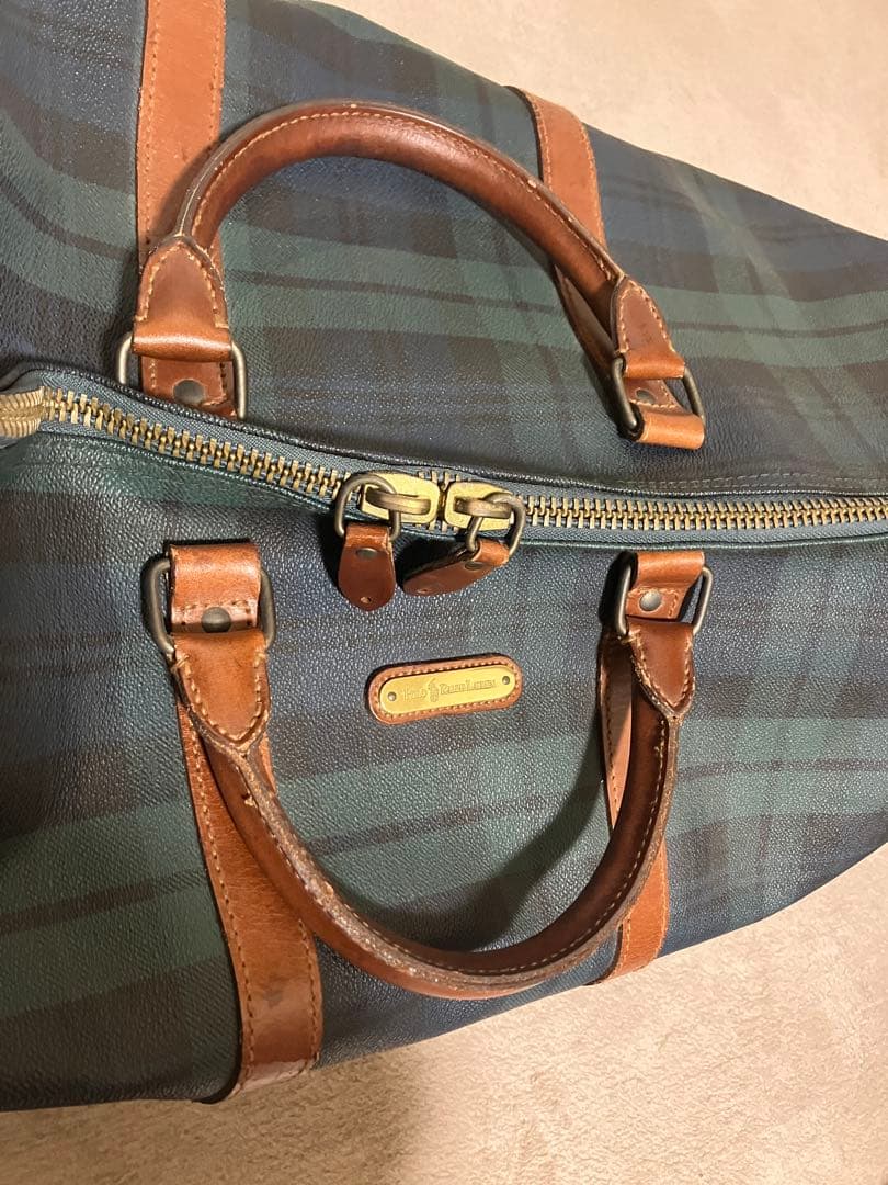 ビンテージラルフローレン希少超特大ボストンバック　大容量　RALPHLAUREN