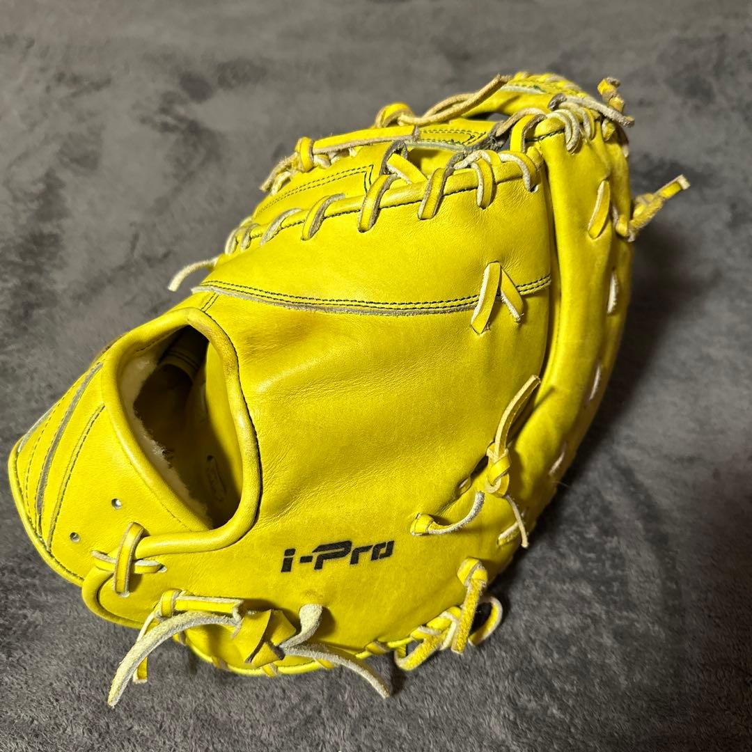 i-Pro イエロー 硬式グローブ(左利き用)