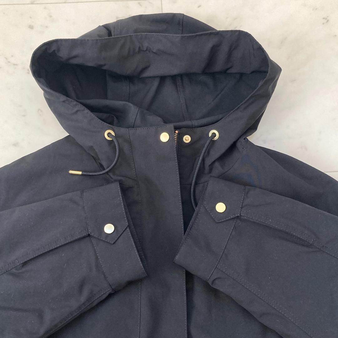美品　23区　撥水　洗える　モッズコート　マルチウェイアウター　40　ブラック