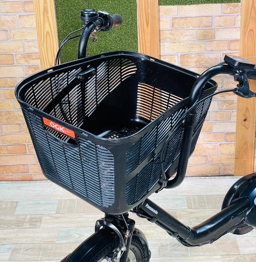 マットブラック 超大容量 パナソニック 子供乗せ電動アシスト自転車 ZH3324