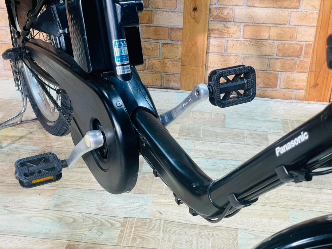 マットブラック 超大容量 パナソニック 子供乗せ電動アシスト自転車 ZH3324