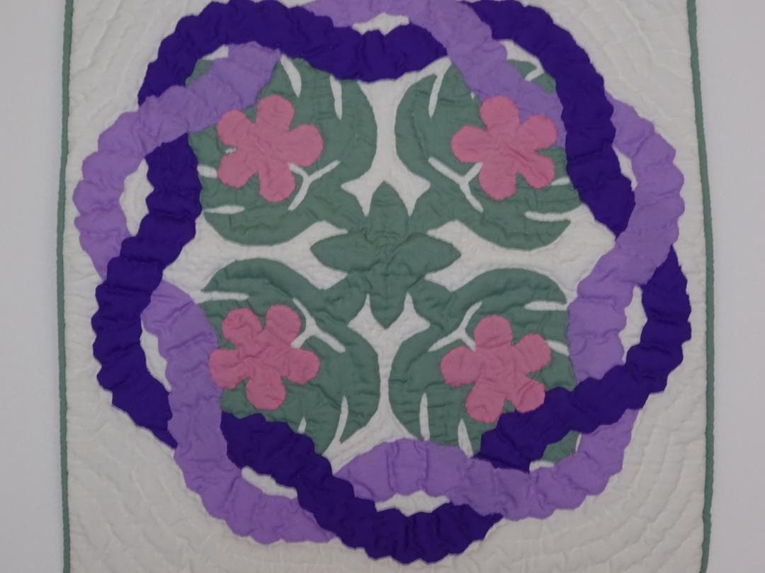 未使用　ハワイアンキルトクッションカバー