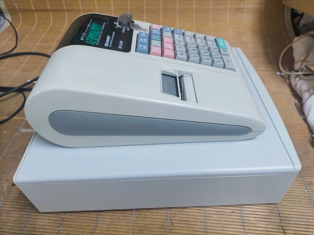 シャープレジスター　XE-A20　店名設定無料ロゴ可能機種　148707
