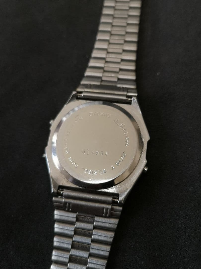 80's CASIO WS-740 Marlin デジタル腕時計