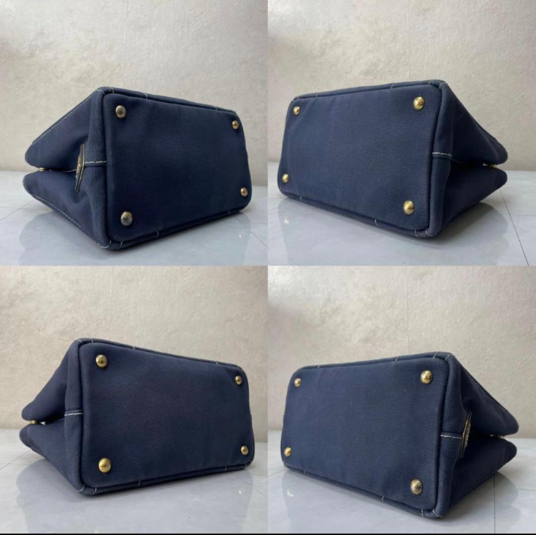 PRADA カナパ プラダ 2way ショルダー ギンガムチェック