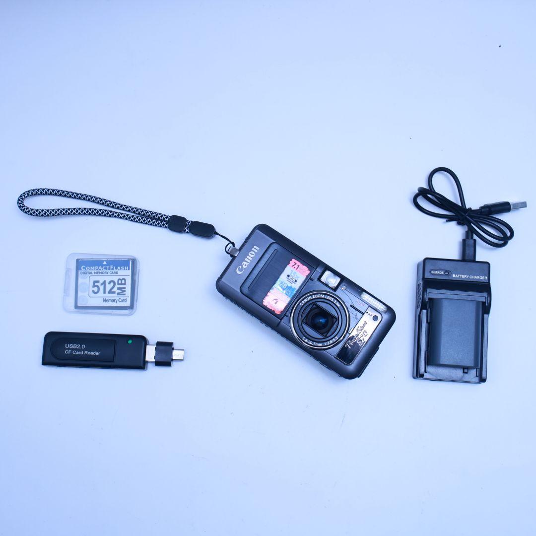 スマホ転送可 Canon デジタルカメラ PowerShot S70