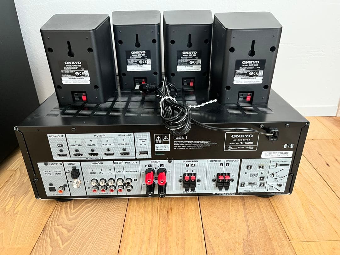 【良品】ONKYO 5.1chシアターシステムHT-S3910