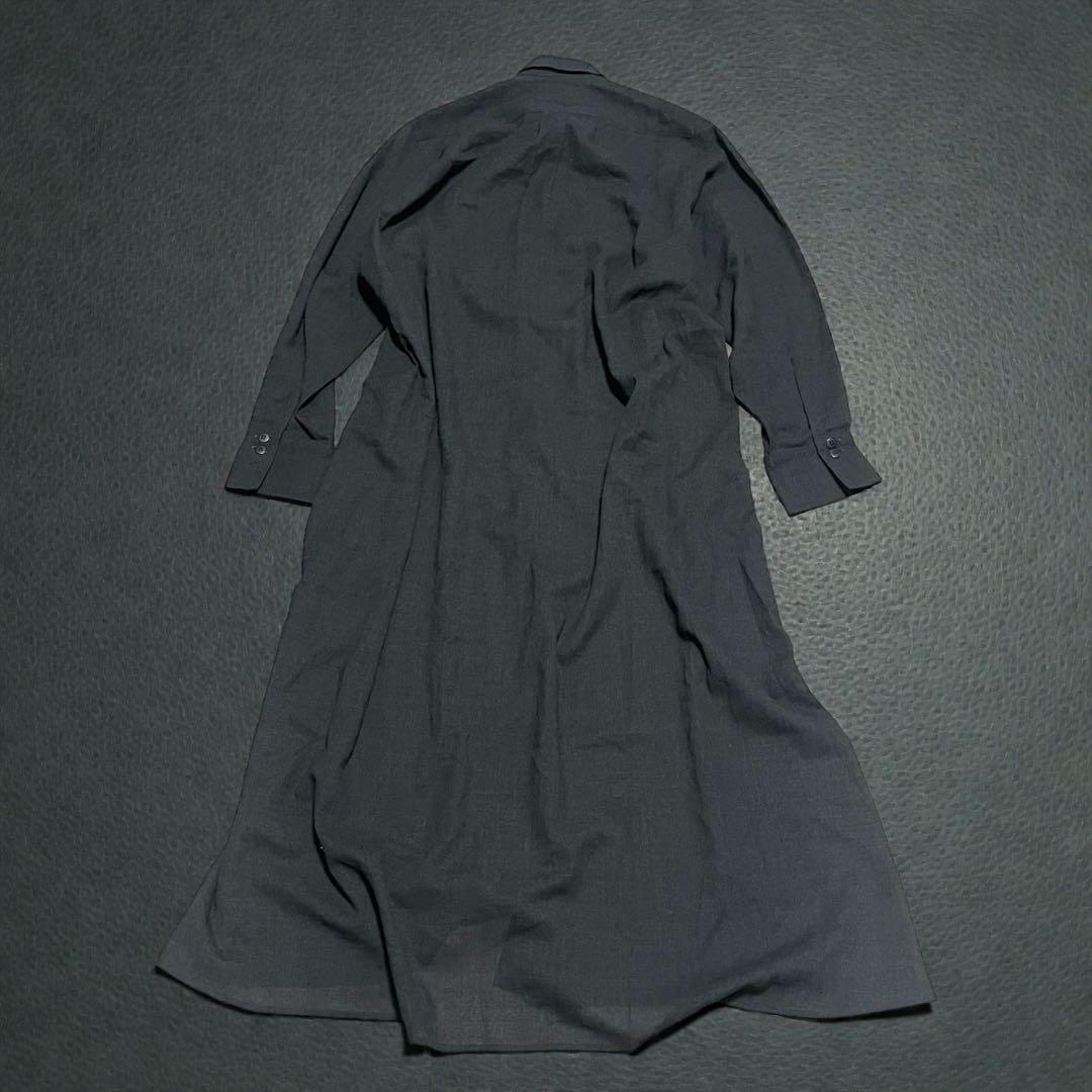 Y's ロングシャツ黒　M