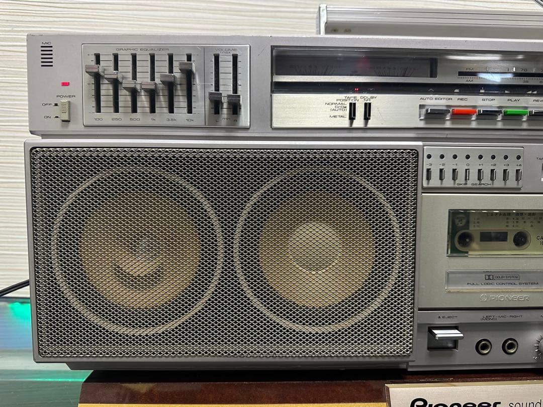 動作品PIONEER パイオニア ランナウェイ SK-900ラジカセ ラジオ