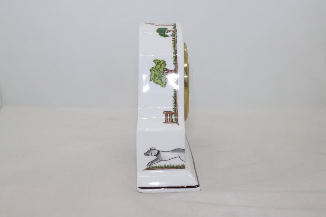 希少  ウエッジウッド ハンティングシーン 置き時計