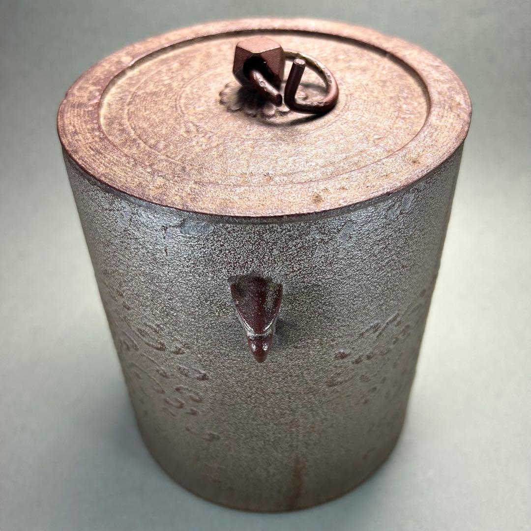 茶釜　『高橋敬典　雲龍釜』　人間国宝　お茶道具　茶道　共箱　工芸品