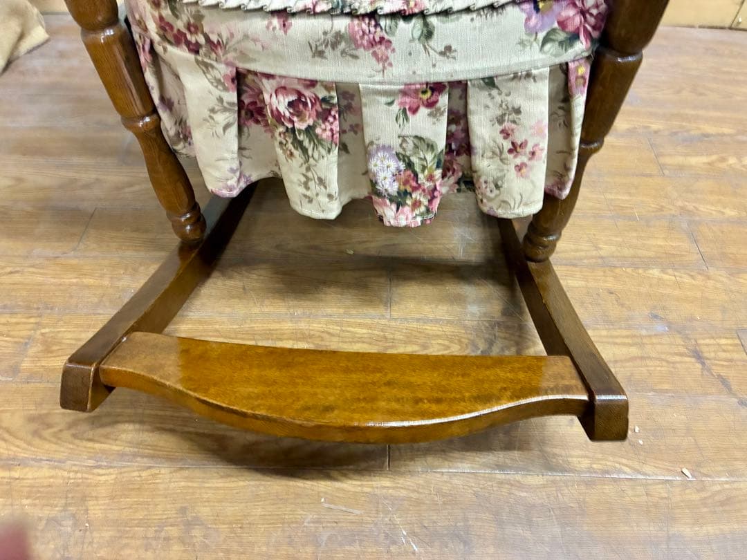 管435☆東洋ファニチャー☆昭和レトロ☆アンティーク☆ロッキングチェアー