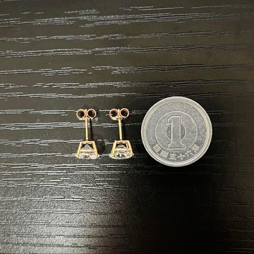 AVALANCHE アバランチ 14K ローズゴールド スタッズ ピアス 7mm