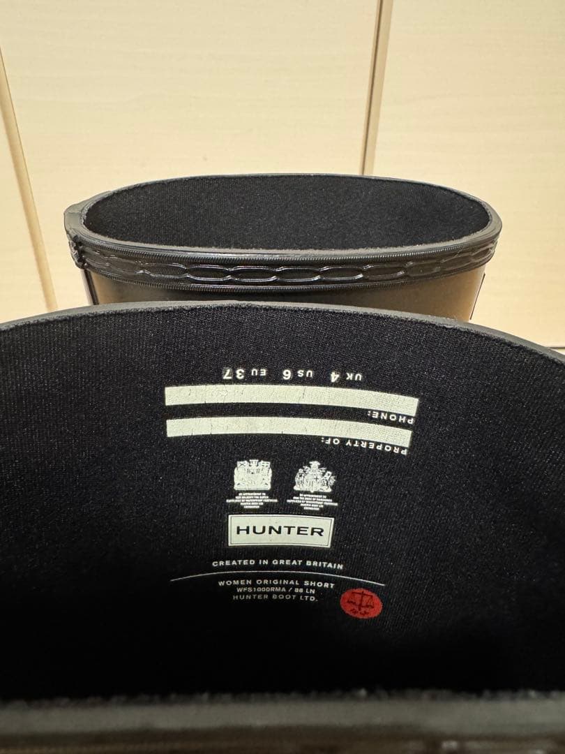 HUNTER ハンター レインブーツ オリジナル ショート サイドバックル