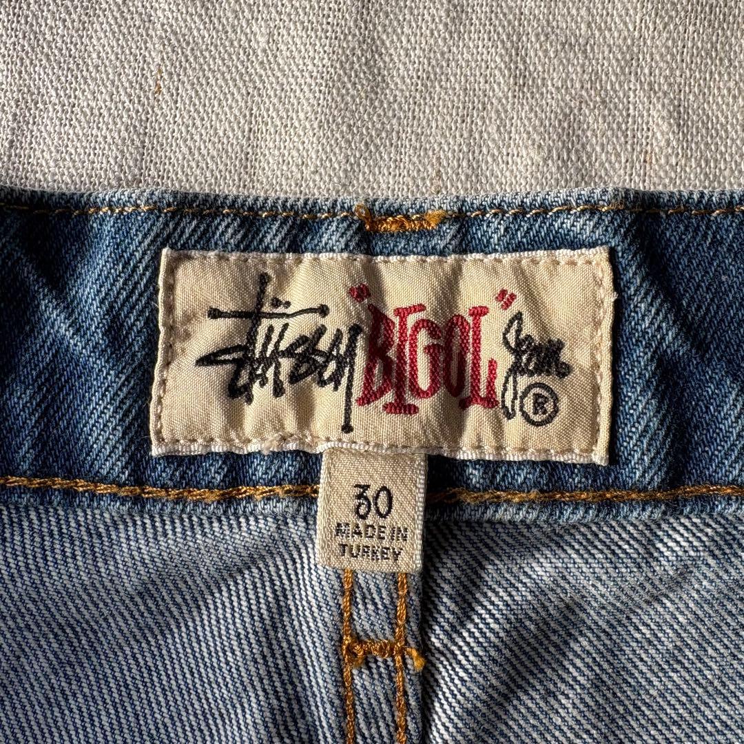 オモシーチャンネル ブナ着用 Stussy BIG OL デニムジーンズ 30