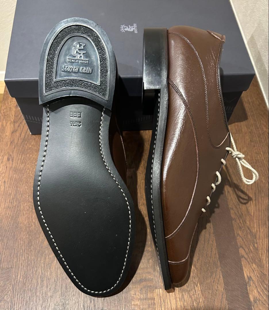 スコッチグレイン　レーサースニーカー 新品　【25.5 EEE】 ブラウン