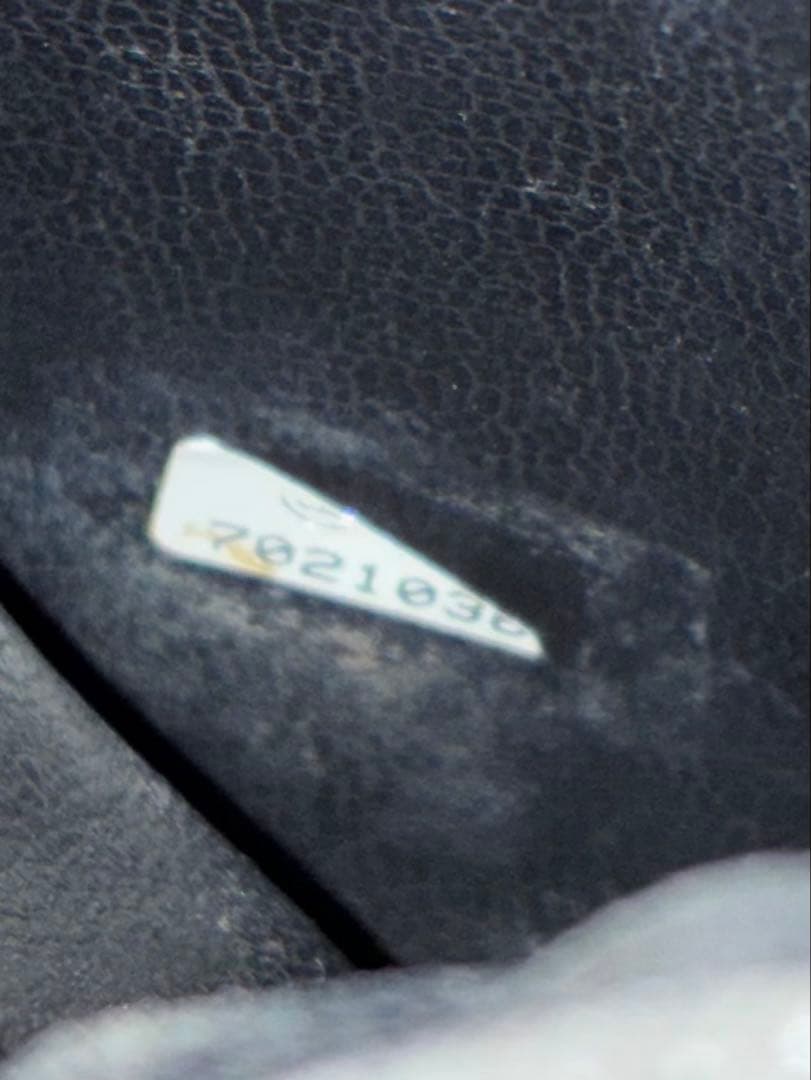 CHANEL キャビアスキン　バニティバッグ　ココマーク　ブラック