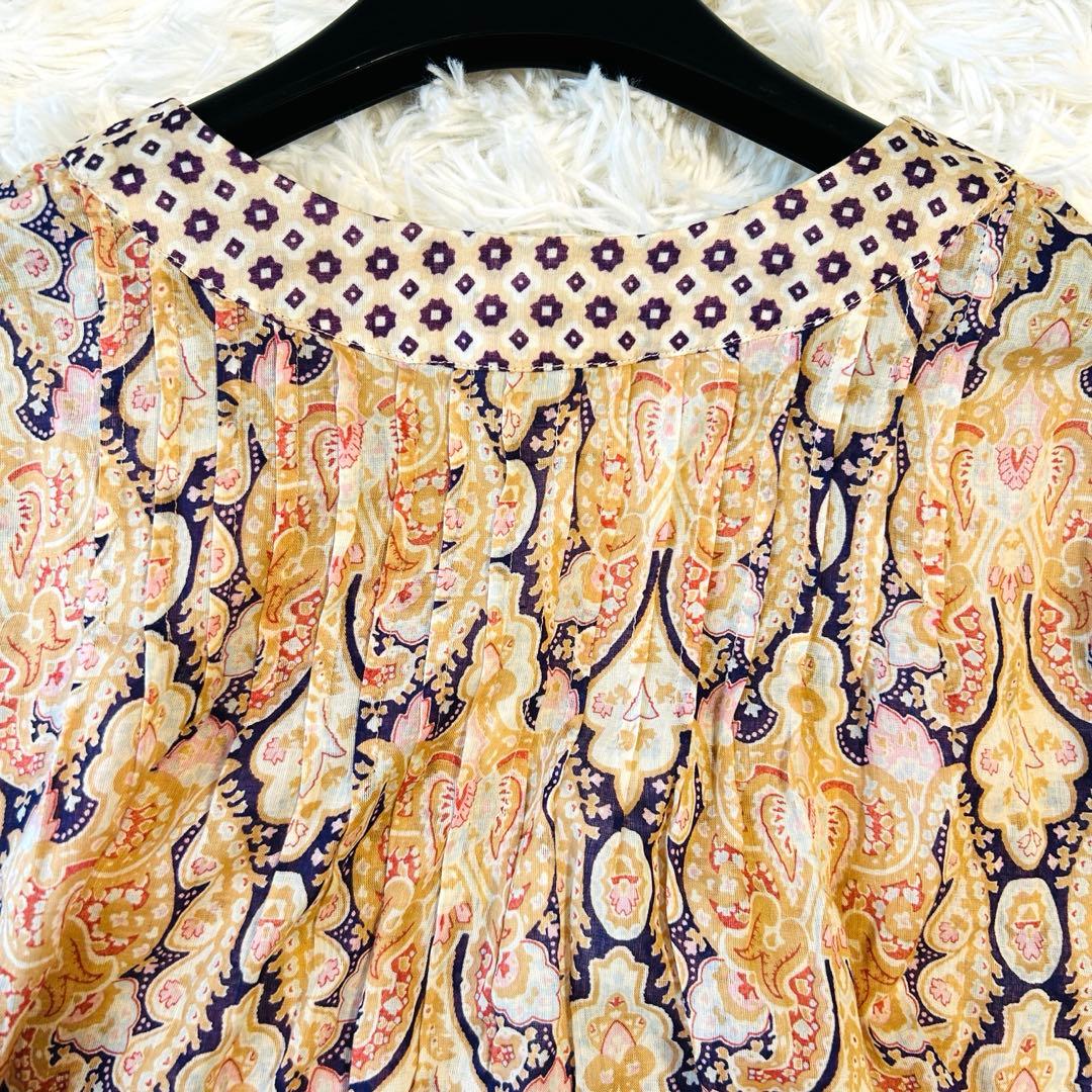 ルイヴィトン LOUIS VUITTON ブラウス シャツ 長袖 ペイズリー柄