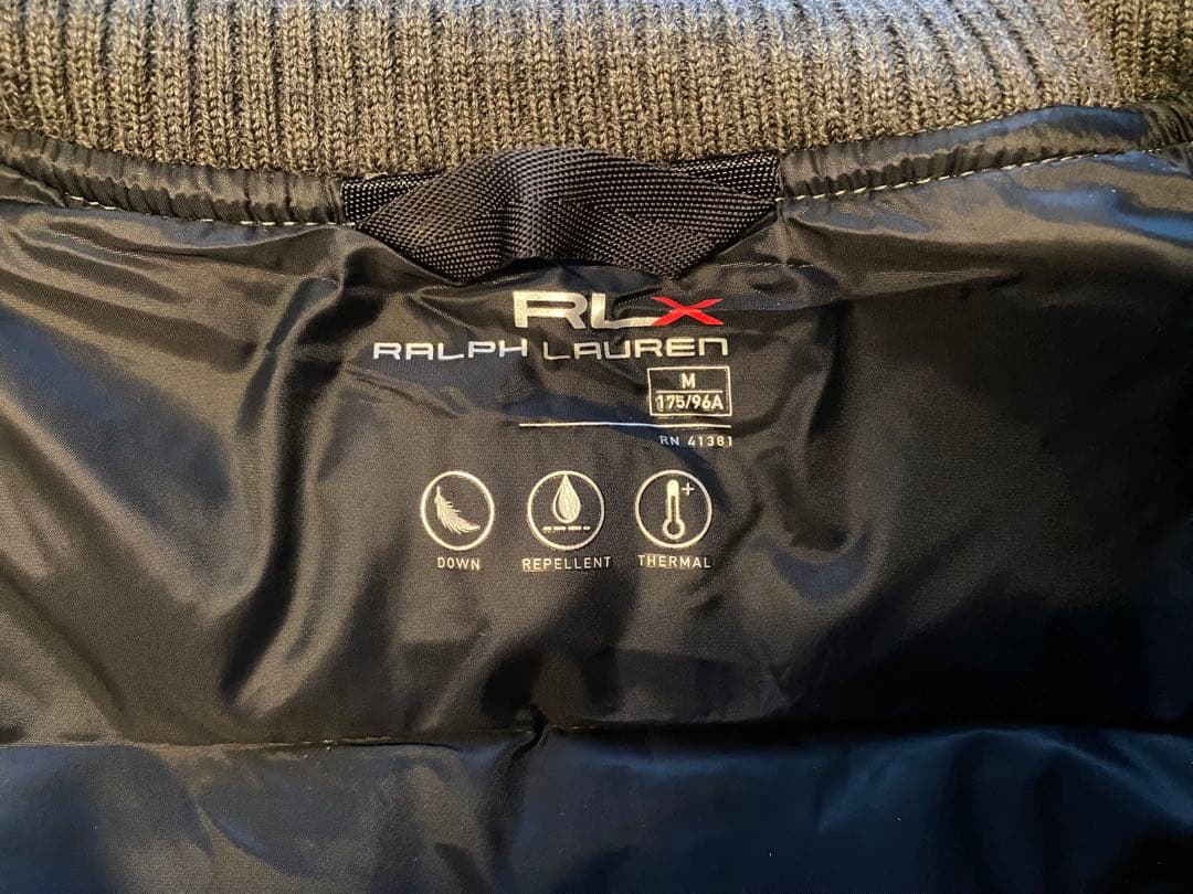 RLX ダウン プルオーバー カーキ　ラルフローレン　ポロゴルフ