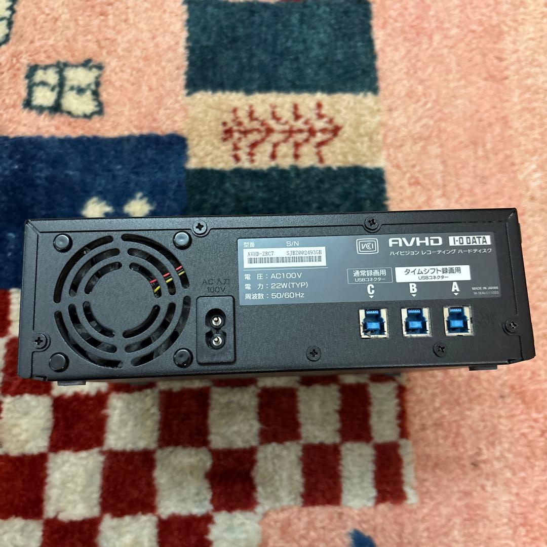 【箱無し美品】AVHD-ZRC7 7テラハードディスク