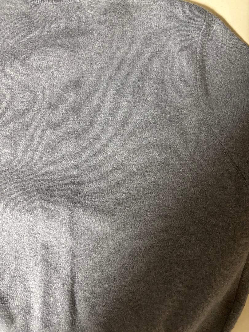 CABaN / コットンカシミヤ クルーネックカーディガン XS グレー