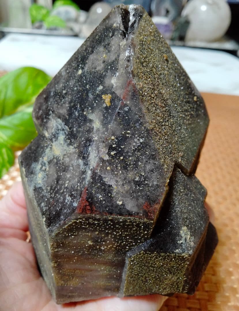 【純天然】★大サイズ★★魔除け・厄除け★ 863ｇモリオン 黒水晶 原石