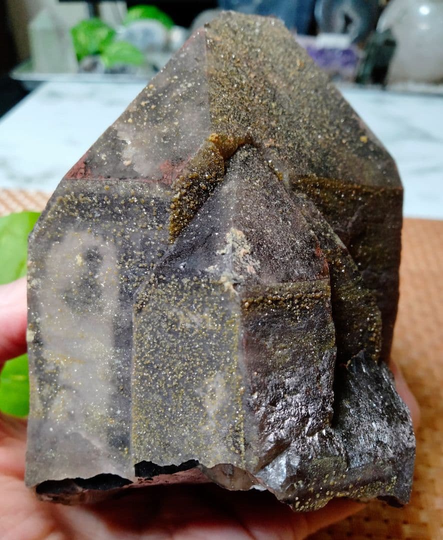 【純天然】★大サイズ★★魔除け・厄除け★ 863ｇモリオン 黒水晶 原石