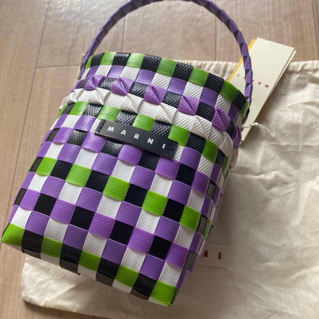 MARNI MARKET ワンハンドル バスケット