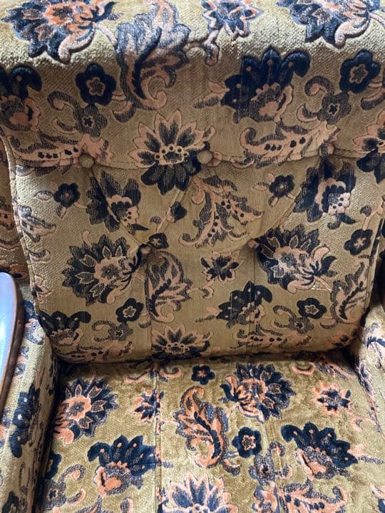 馬場家具　アンティークシングルソファ