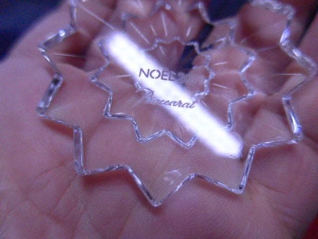 美品 バカラ クリスマスオーナメント 2019 とピンブローチ