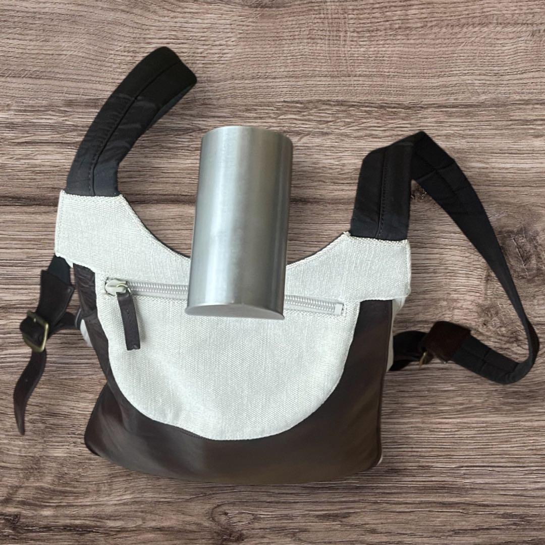 MESSAGE 蔵前街歩き リュック レザー 職人製 日本製 WH/BR