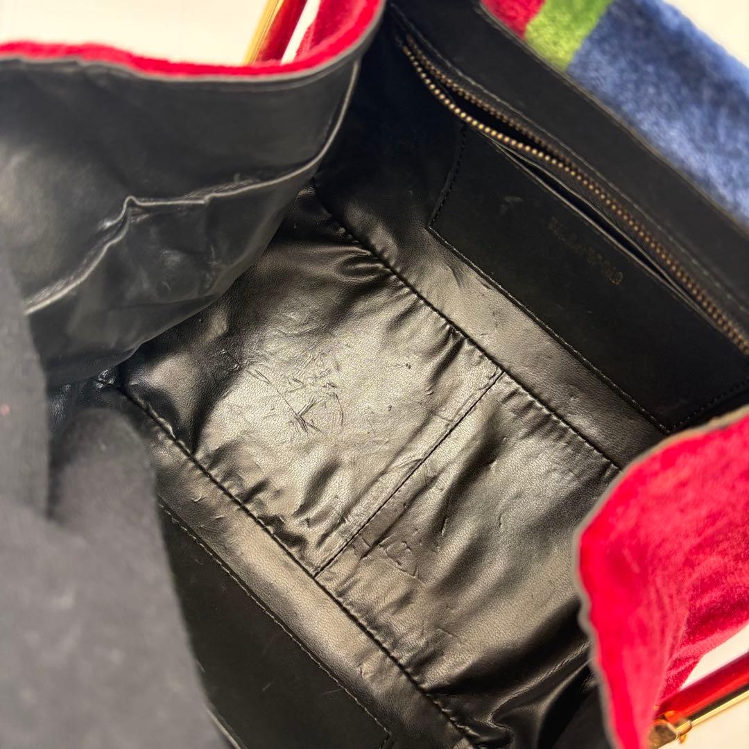 希少　ロベルタディカメリーノ　ハンドバッグ　カラベラ　ヴィンテージ　レトロ