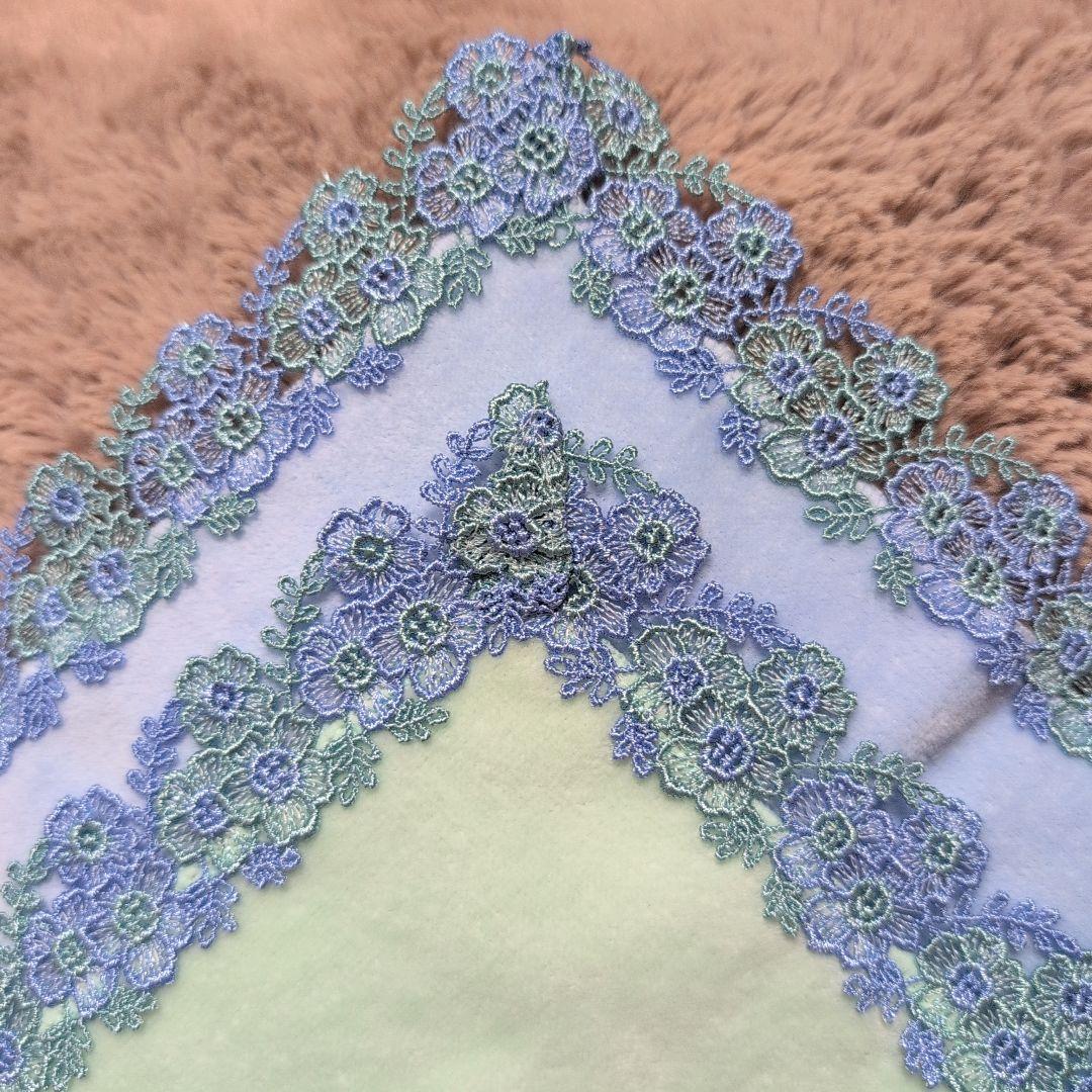 sayasann 近沢レース タオルハンカチ 5枚セット