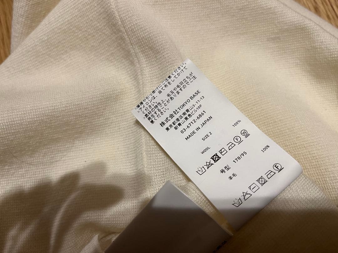 【新品未使用】18Gウールミラノリブハーフジップニット